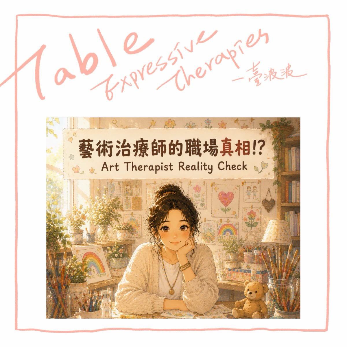 給對藝術治療與表達性治療有興趣的人，一點真實的職場參考